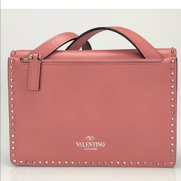 New Valentino Small Studded Shoulder Bag - Picture 7 of 8